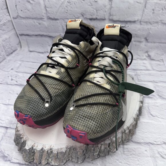 Nike Vapor Street x OFF-WHITE Laser Fuchsia Women's 11.5 Men's 10 CD8178-001 - Picture 2 of 11